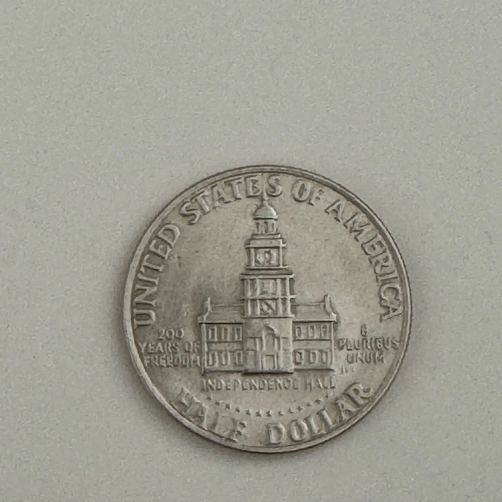 Bicentennial Kennedy Half Dollar Coin - Picture 2 of 2